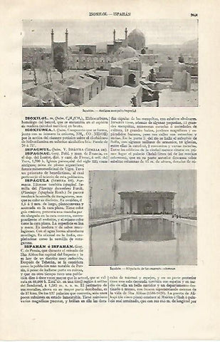 LAMINA ESPASA 20882: Vistas de Ispahan Iran