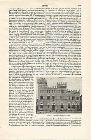 LAMINA ESPASA 20901: Palacio de Grosseto en Italia