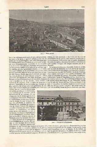 LAMINA ESPASA 20927: Vista parcial de Jaen
