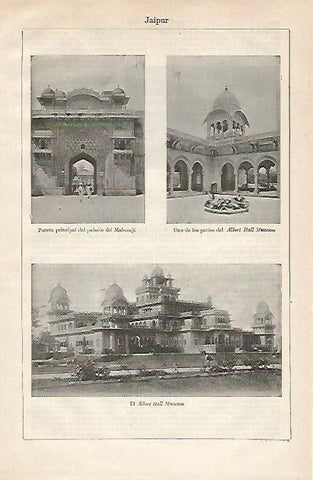 LAMINA ESPASA 20938: Vistas de Jaipur India