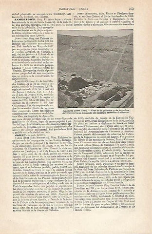 LAMINA ESPASA 20943: Vista aerea de Jamestown en Santa Elena