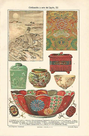 LAMINA ESPASA 20965: Arte de Japon