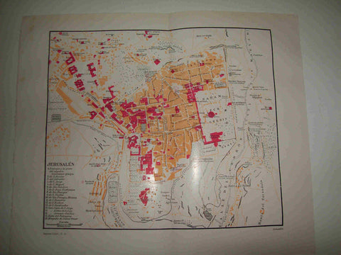 LAMINA ESPASA 21021: Plano de Jerusalen