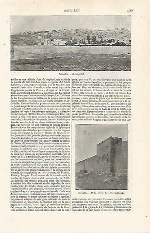 LAMINA ESPASA 21023: Vista parcial de Jerusalen