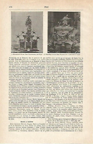 LAMINA ESPASA 21077: San Juan Nepomuceno