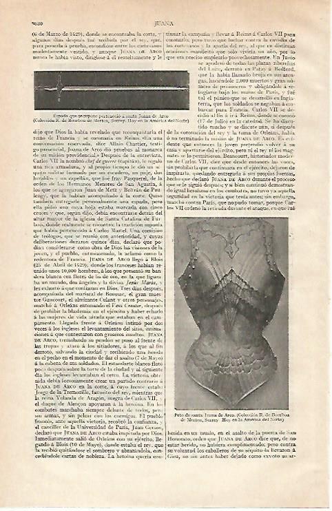 LAMINA ESPASA 21092: Peto de Juana de Arco