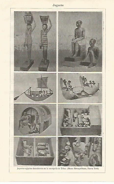 LAMINA ESPASA 21106: Juguetes de Egipto