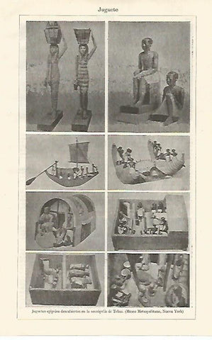 LAMINA ESPASA 21106: Juguetes de Egipto