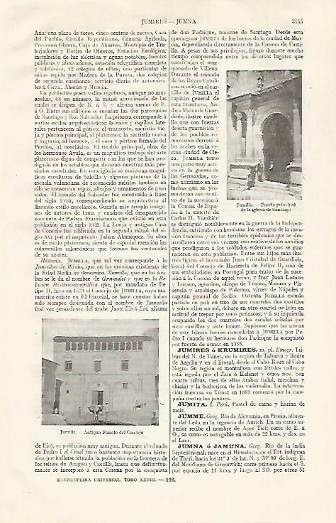 LAMINA ESPASA 21115: Palacio del Concejo de Jumilla Murcia