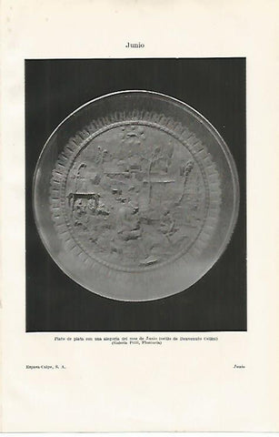 LAMINA ESPASA 21122: Plato del mes de junio de la Galeria Pitti
