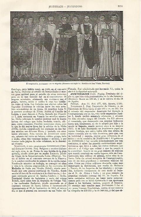 LAMINA ESPASA 21135: El emperador Justiniano