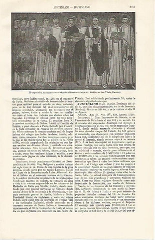 LAMINA ESPASA 21135: El emperador Justiniano
