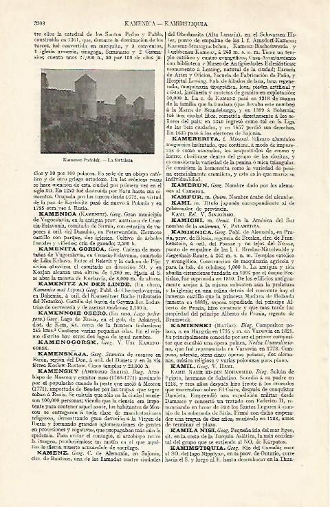 LAMINA ESPASA 21147: Fortaleza de Kamenez Podolsk Polonia