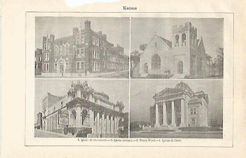 LAMINA ESPASA 21154: Vistas de Kansas