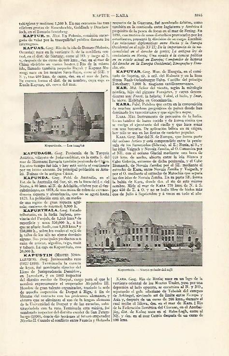 LAMINA ESPASA 21155: Templos de Kapurthala