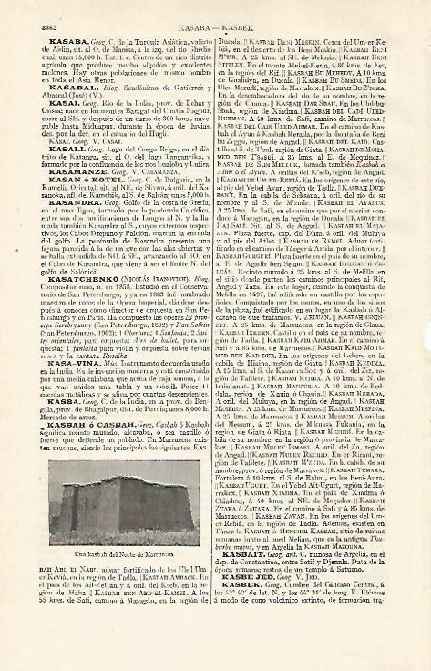 LAMINA ESPASA 21159: Kasbah del norte de Marruecos