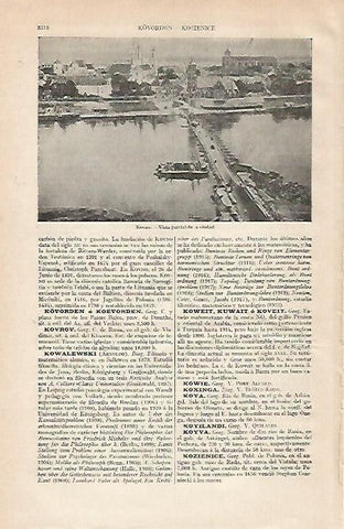 LAMINA ESPASA 21180: Vista parcial de Kovno Lituania