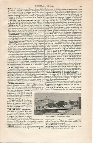 LAMINA ESPASA 21185: Kuala Lumpur