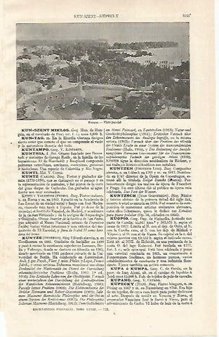 LAMINA ESPASA 21187: Vista de Kuopio Finlandia