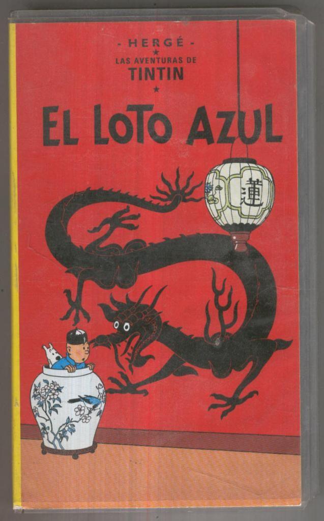VHS Cine Tintin: EL LOTO AZUL (1992)