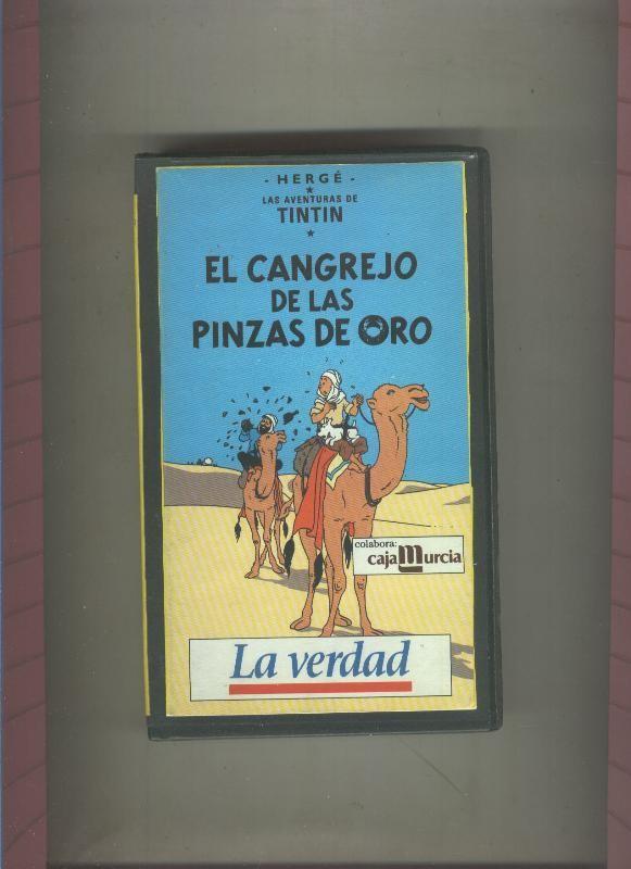 Video VHS: Tintin: el cangrejo de las pinzas de oro