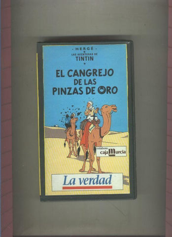 Video VHS: Tintin: el cangrejo de las pinzas de oro