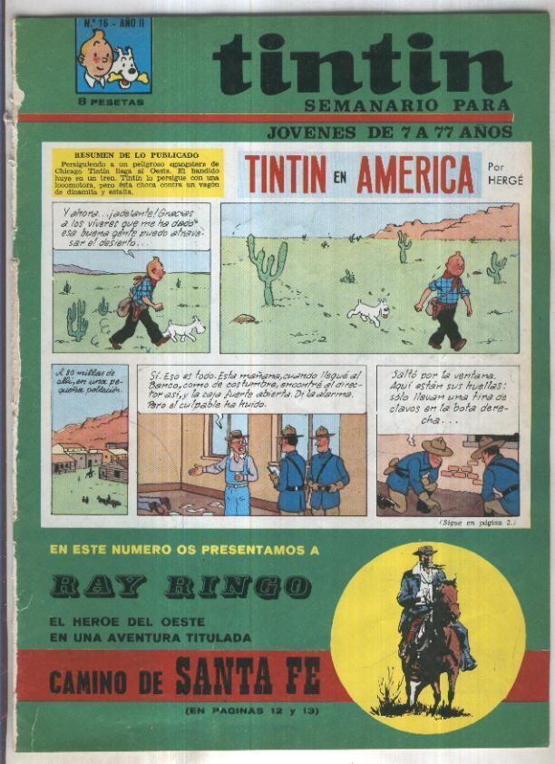 TINTIN de Zendrera: Numero 16 (Prodece de tomo desencuadernado)