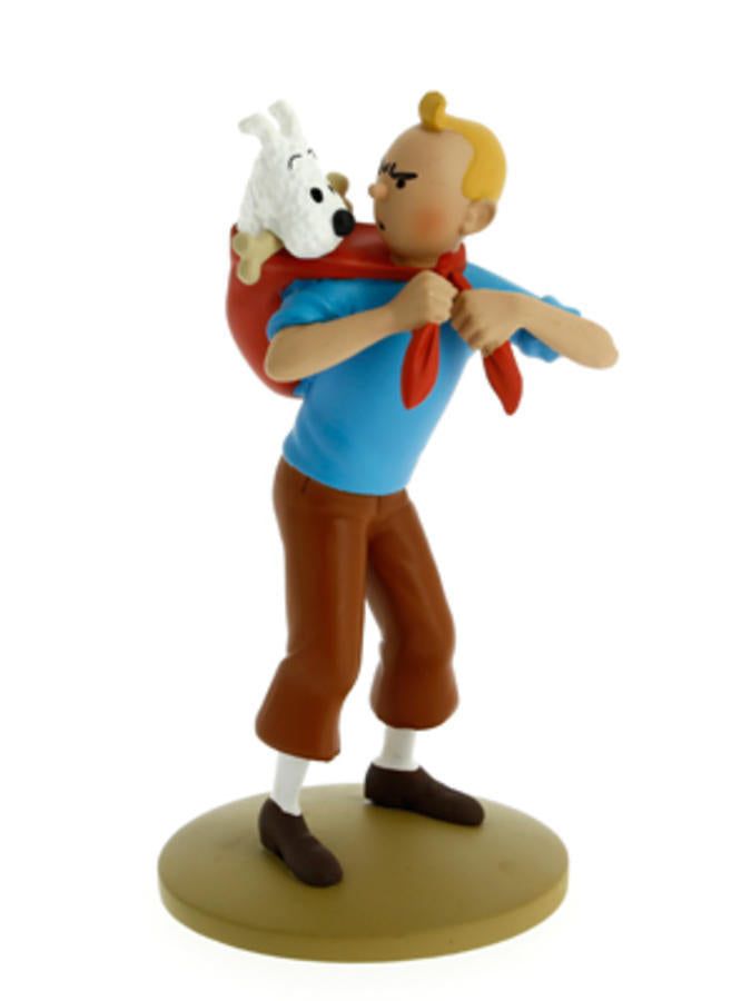 Figura coleccionista Tintin y Milu del album El templo del sol, 12cm 2015 (ref. #42194)