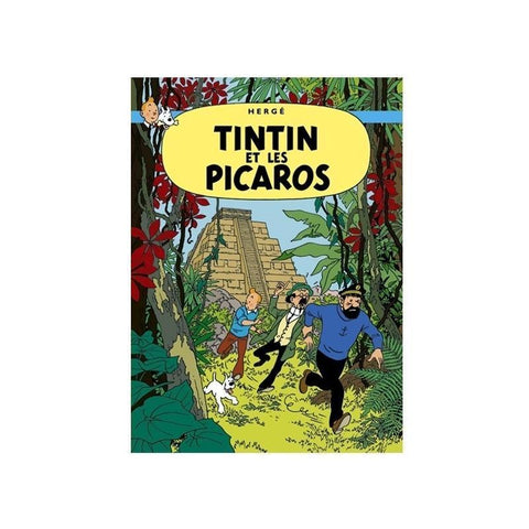 Postal (postcard) portada Tintin et les Picaros - Tintin y los Picaros (ref. #30091)