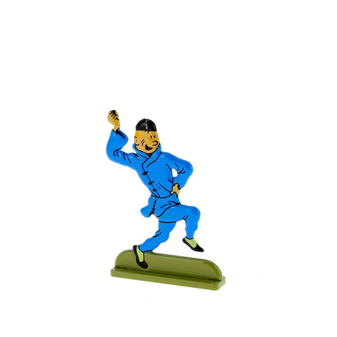 Silueta metalica Tintin bailando en 'el loto azul' (ref. #29200)