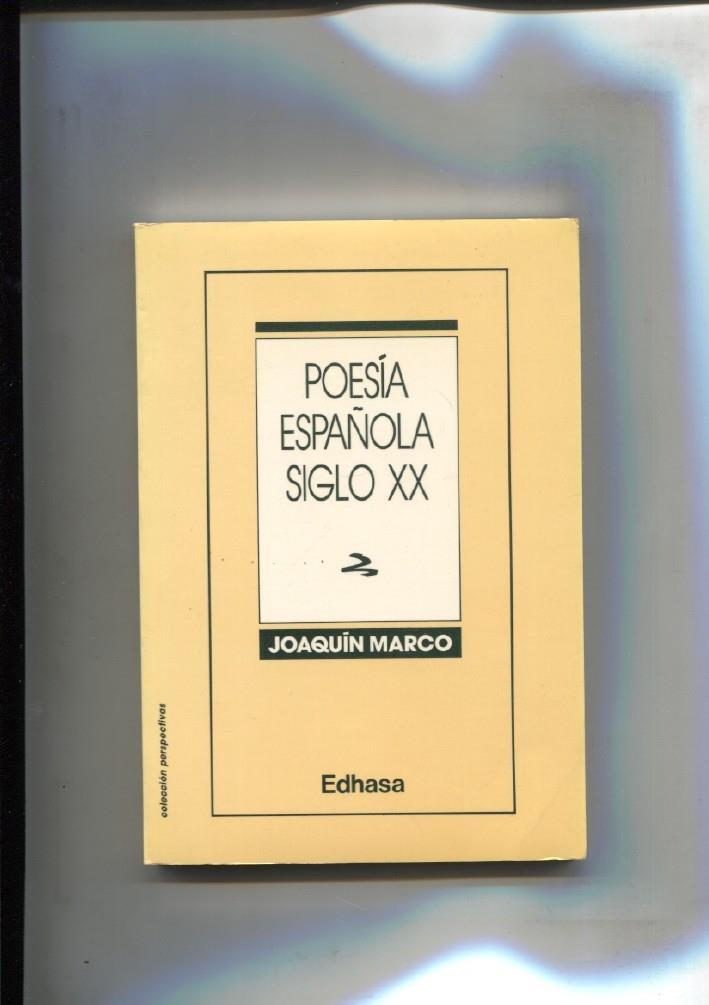 Poesia española siglo XX