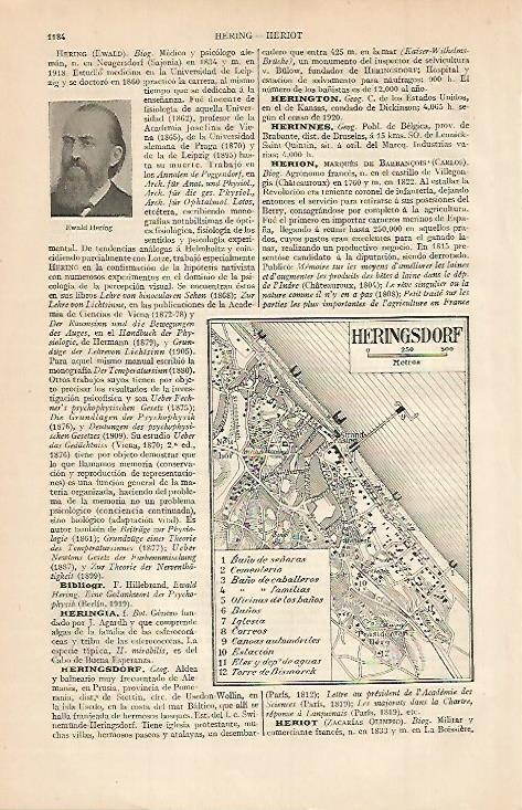 LAMINA ESPASA 651: Plano de Herisgsdorf Alemania
