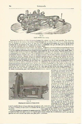 LAMINA ESPASA 1298: Maquinas para duelas