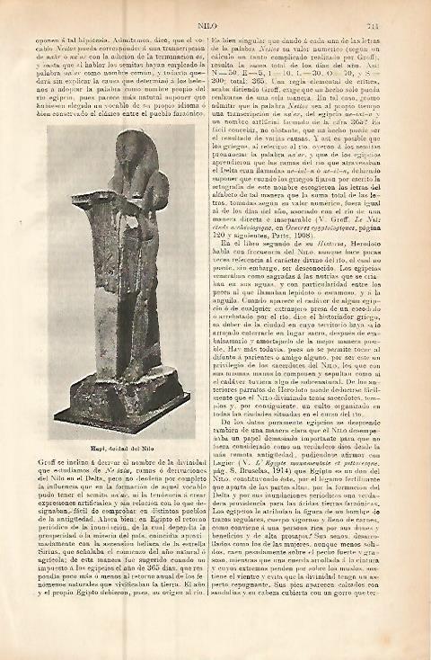 LAMINA ESPASA 9473: Hapi dios egipcio del Nilo