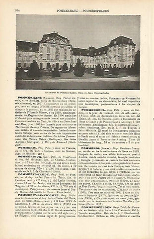 LAMINA ESPASA Alemania 10462: Palacio de Pommersfelden Alemania