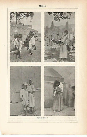 LAMINA ESPASA 11579: Tipos mejicanos