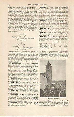 LAMINA ESPASA 6486: Vista parcial de Taradell Barcelona