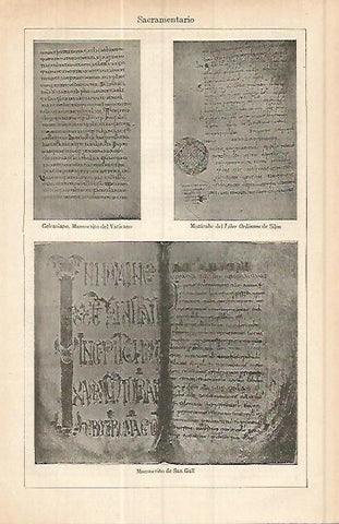 LAMINA ESPASA 17127: Sacramentario