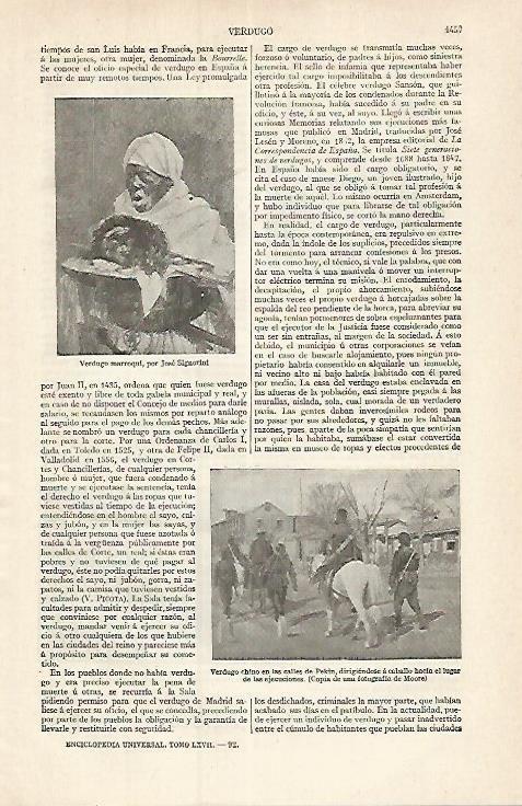 LAMINA ESPASA 17555: Verdugo marroqui por Signorini
