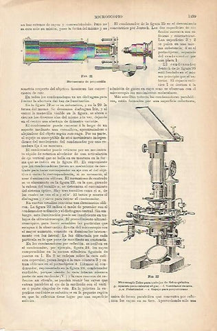 LAMINA ESPASA 17928: Microscopio de proyeccion