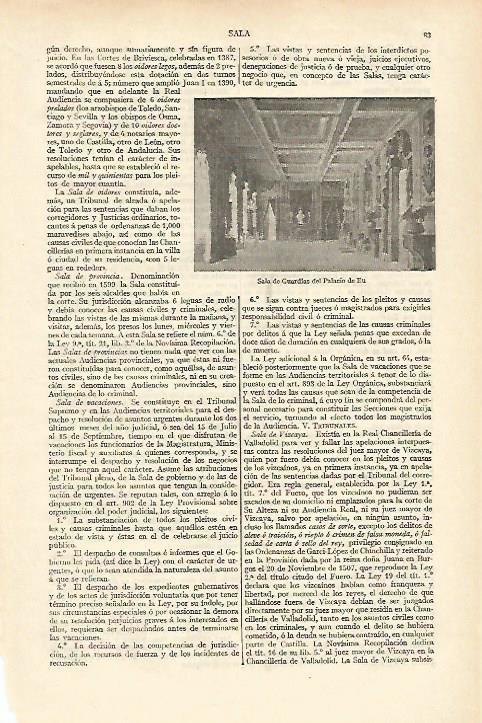 LAMINA ESPASA 18144: Sala de guardias en el Palacio de Eu