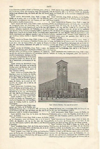 LAMINA ESPASA 18446: Ayuntamiento de San Alberto en Italia