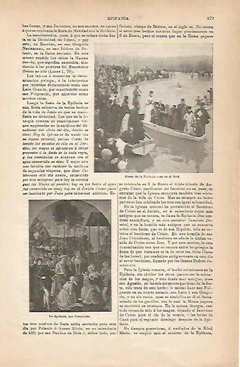 LAMINA ESPASA 18807: Fiesta de la Epifania en el Jordan