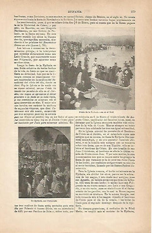 LAMINA ESPASA 18807: Fiesta de la Epifania en el Jordan