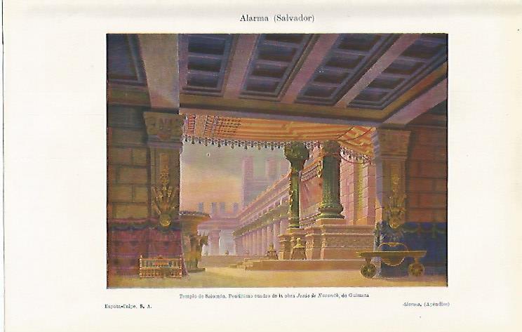 LAMINA ESPASA 19018: Templo de Salomon por Salvador Alarma