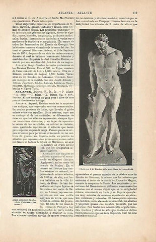 LAMINA ESPASA 5713: Atlante por J. B. Theodon