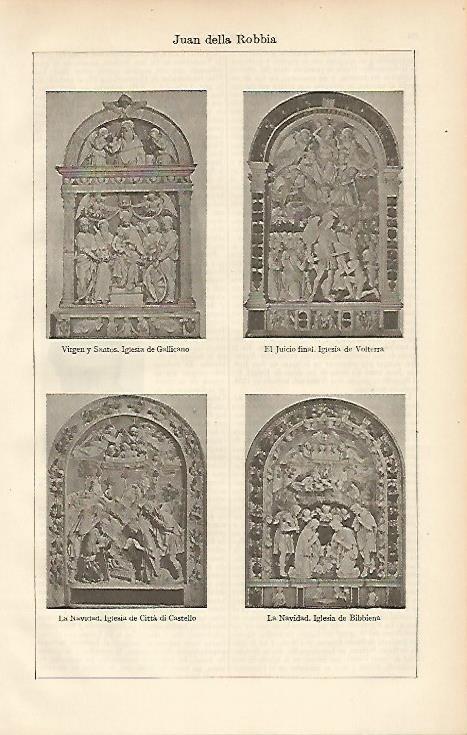 LAMINA ESPASA 6604: Obras de J. della Robbia