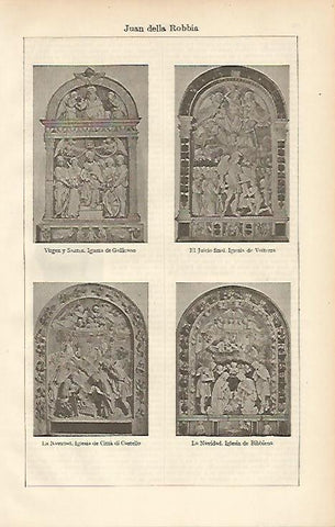 LAMINA ESPASA 6604: Obras de J. della Robbia