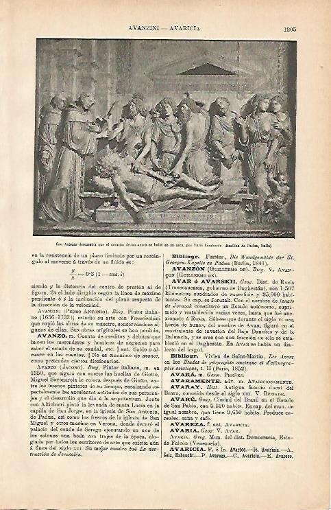 LAMINA ESPASA 7154: Relieve por Lombardo en la Basilica de Padua