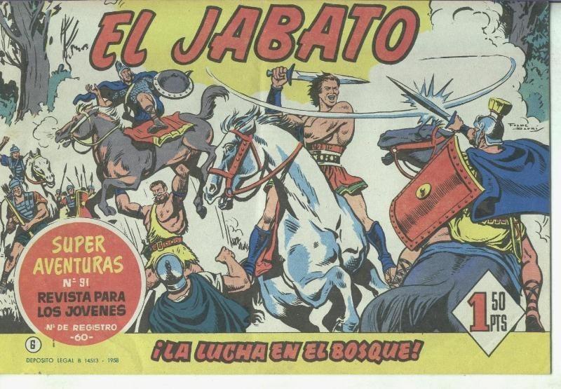 El Jabato facsimil numero 006: La lucha en el bosque